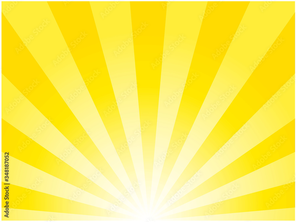 黄色の集中線背景イラスト2 Stock Vector Adobe Stock