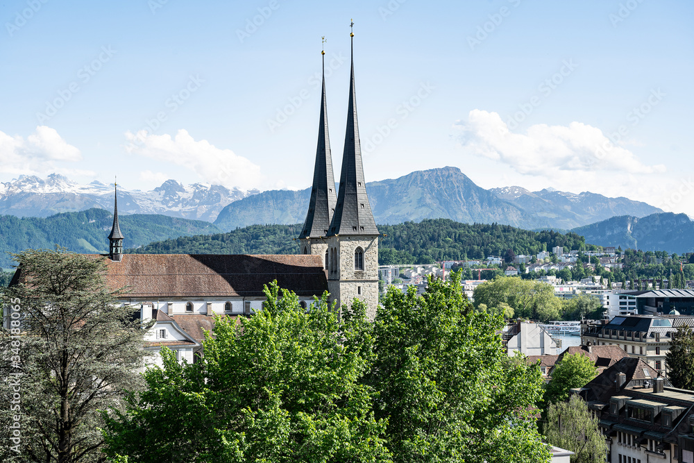 Hofkirche St. Leodegar, Luzern, Schweiz