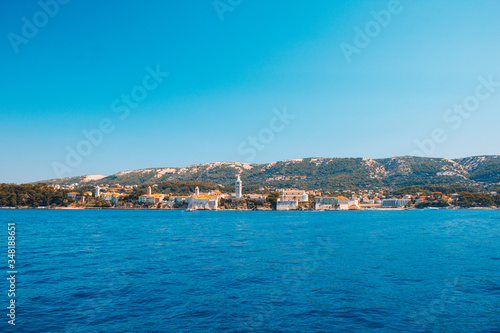 Picturesque coastal view of Rab town on Rab island in Croatia © Joppi