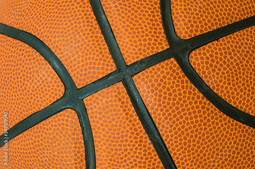 Macro basketball texture © Cherdchai