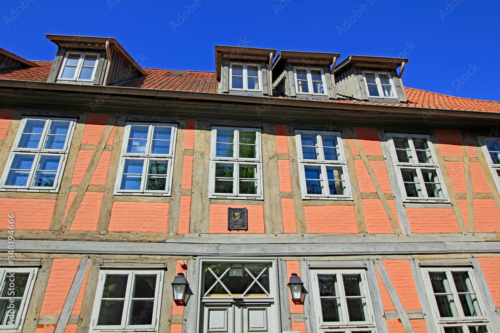 Fototapeta premium Hitzacker: Rathaus am Marktplatz (1718, Niedersachsen)
