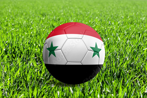 Syria Flag on Soccer Ball