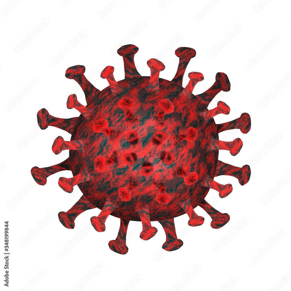coronovirus on white isolated background coronovirus on white isolated background