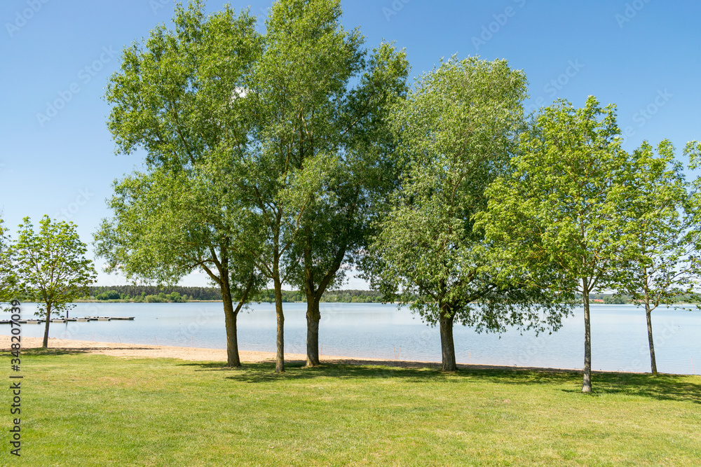 Der Altmühlsee im Fränkischen Seenland ist ein beliebtes Ausflugsziel. Der See und die Wander- sowie Radwege ziehen sowohl sportbegeisterte als auch erholungssuchende Besucher an. Der Altmühlsee im Fränkischen Seenland ist ein beliebtes Ausflugsziel. Der See und die Wander- sowie Radwege ziehen sowohl sportbegeisterte als auch erholungssuchende Besucher an.