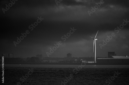 Fog over the River Mersey