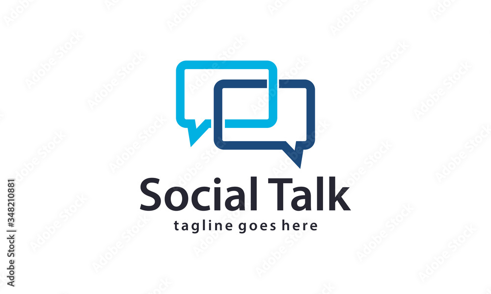 Talk bubble communication for logo design vector editable
Talk bubble communication for logo design vector editable