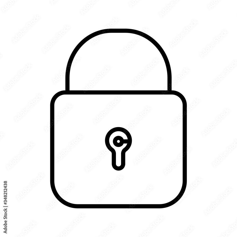 Open and closed lock icon Open and closed lock icon