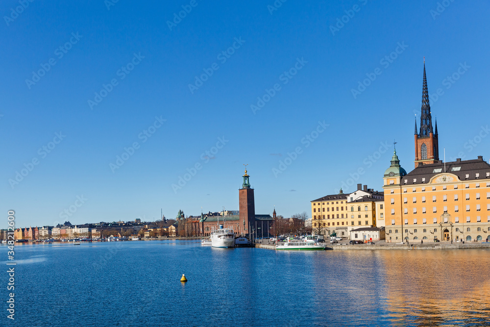 City and harbour view, Stockholm