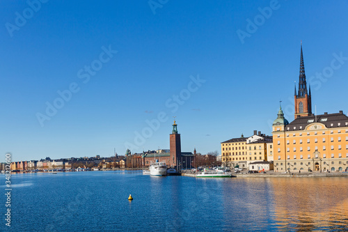 City and harbour view, Stockholm