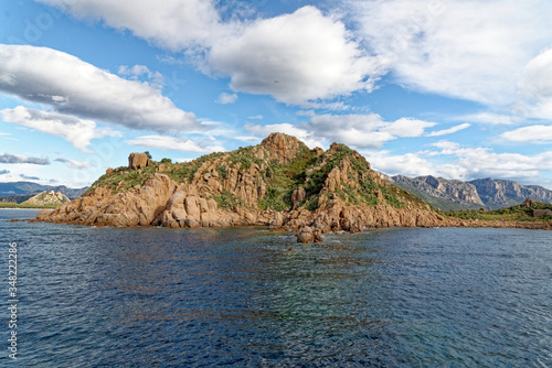 View of Islet of Ogliastra  Sardinia  Italy