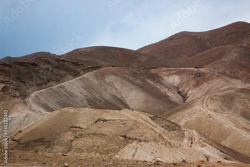 Desert from Arid Overlook in Israel