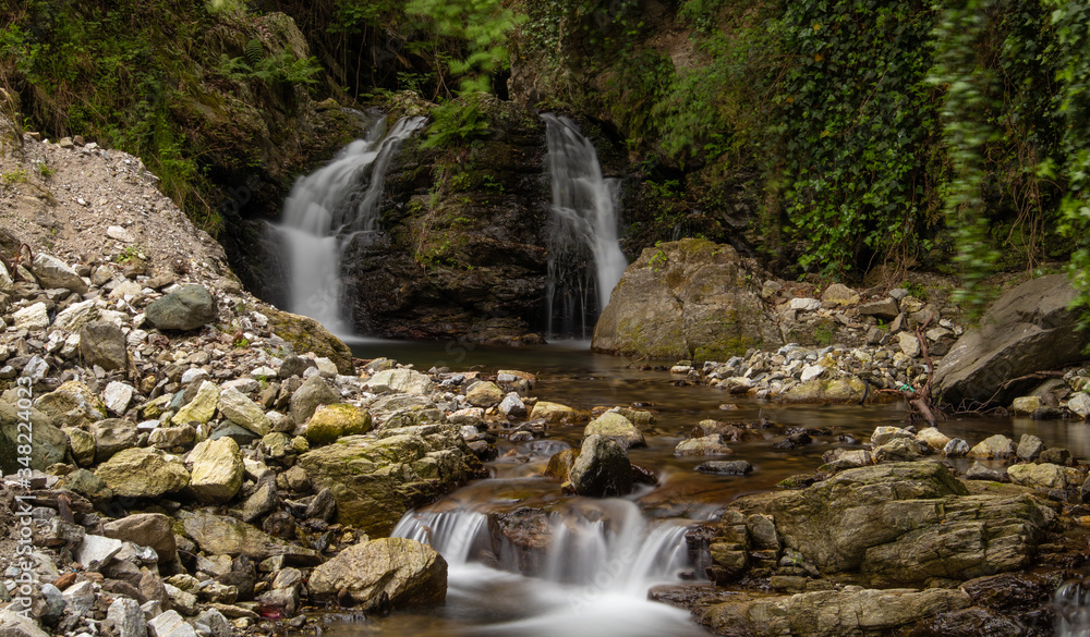 Piminoro waterfall, in the Aspromonte national park.