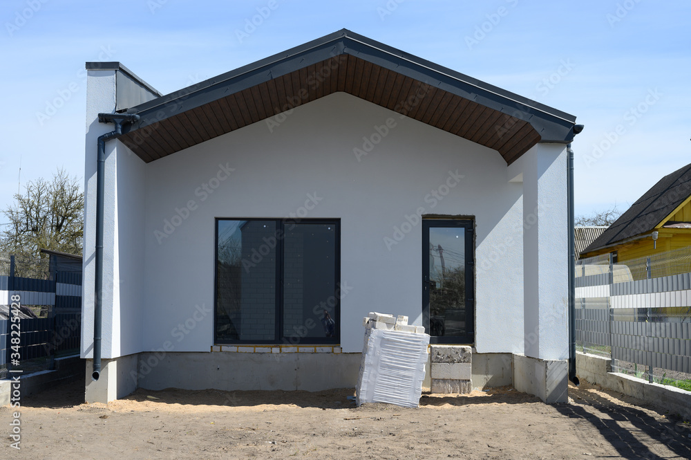 construction of a separate building in a private house, under the bath construction of a separate building in a private house, under the bath