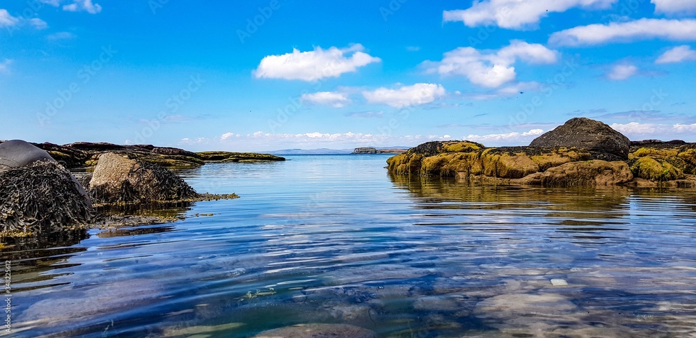 Obraz premium lake and mountains