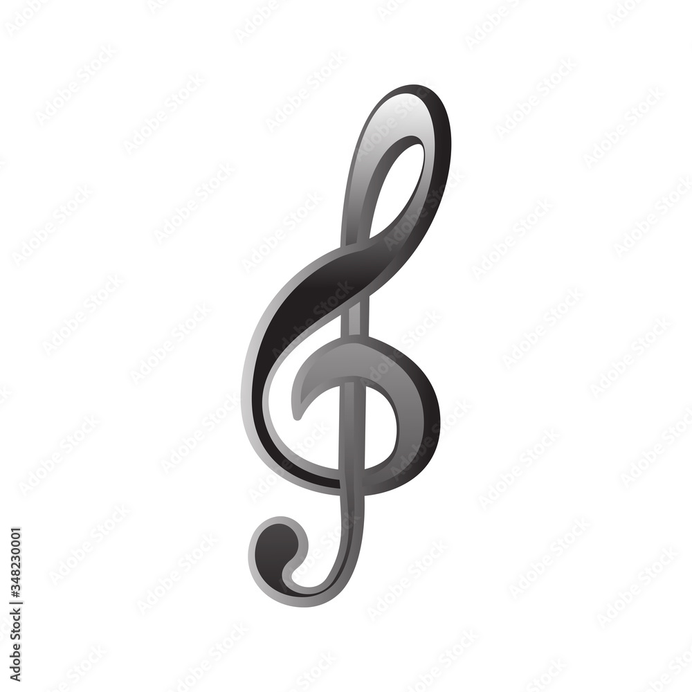 Musical, melody note icon Musical, melody note icon
