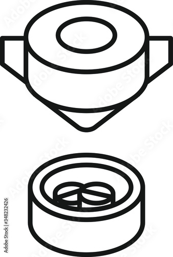 Pill grinder icon