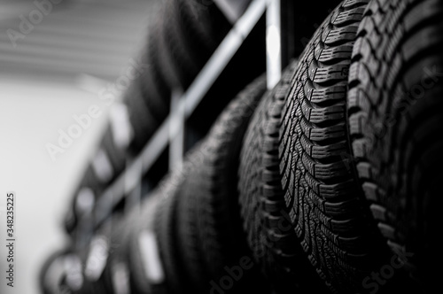 tire service - vulcanization - choice of tires photo