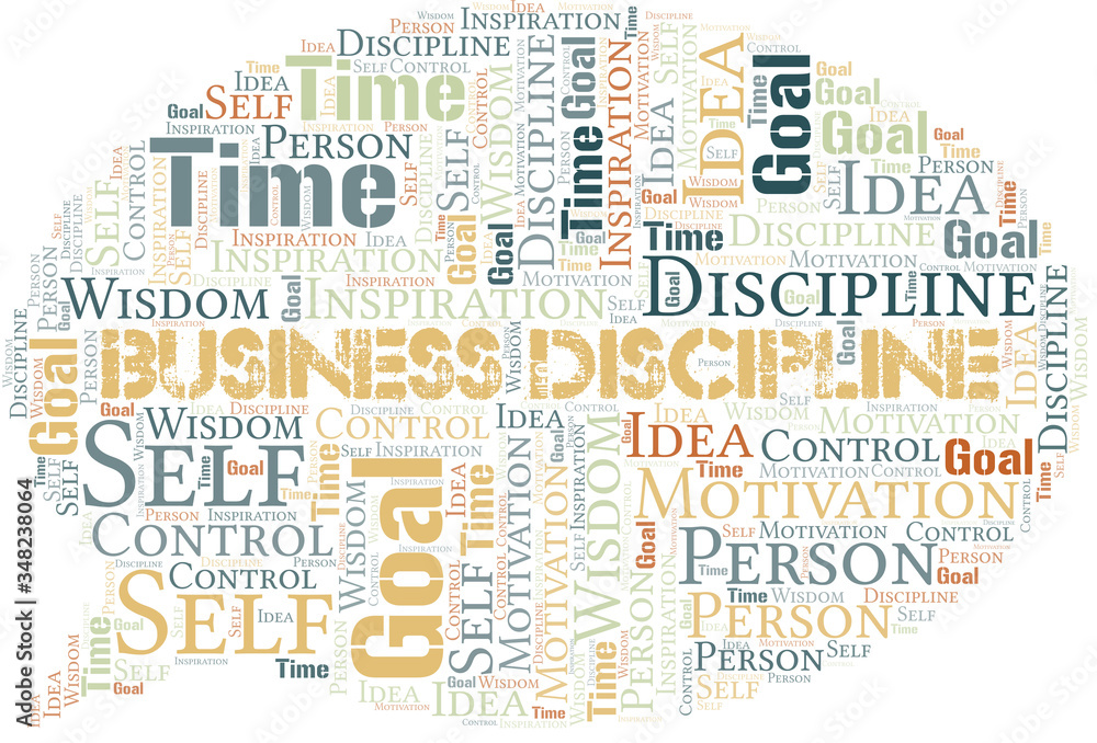 Business Discipline word cloud collage made with text only. Business Discipline word cloud collage made with text only.