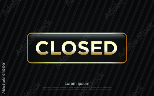 closed sign background