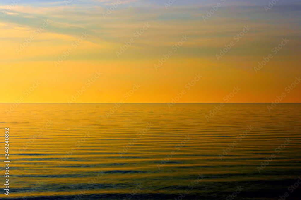 sea evening landscape