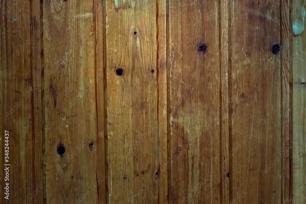 Fototapeta premium Plank wooden background, textured grunge effects