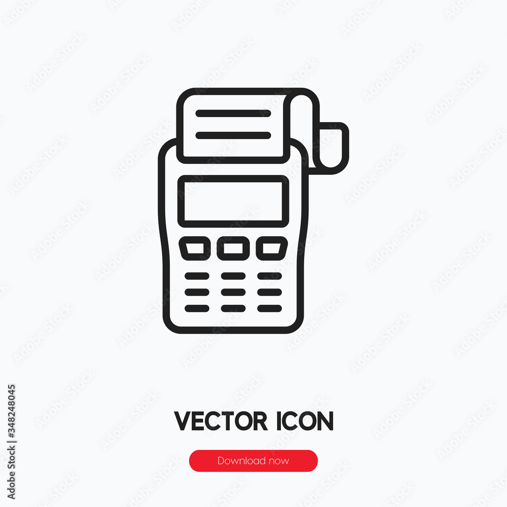 pos terminal icon vector sign symbol pos terminal icon vector sign symbol
