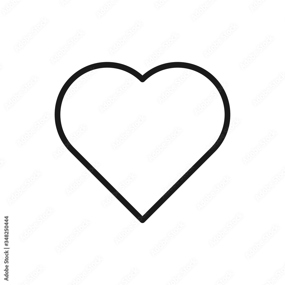 Heart icon. Love symbol modern, simple, vector, icon for website design, mobile app, ui. Vector Illustration