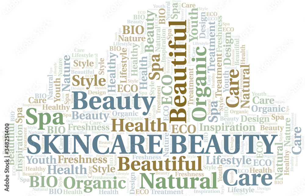 Skincare Beauty word cloud collage made with text only. Skincare Beauty word cloud collage made with text only.