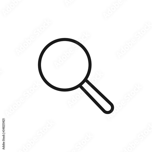 Zoom icon. Magnifying glass symbol modern, simple, vector, icon for website design, mobile app, ui. Vector Illustration