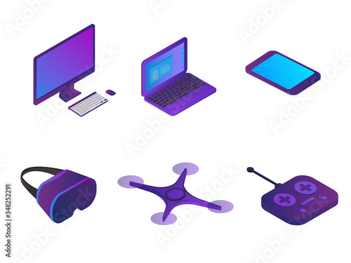 a set of modern technology