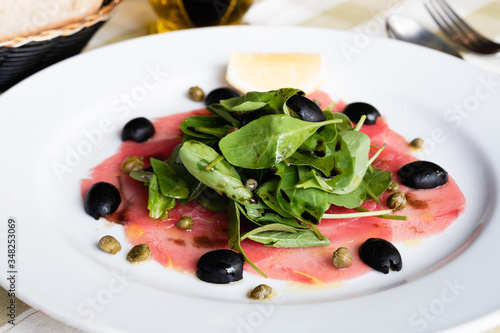 Carpaccio Di Tonno © limebitter