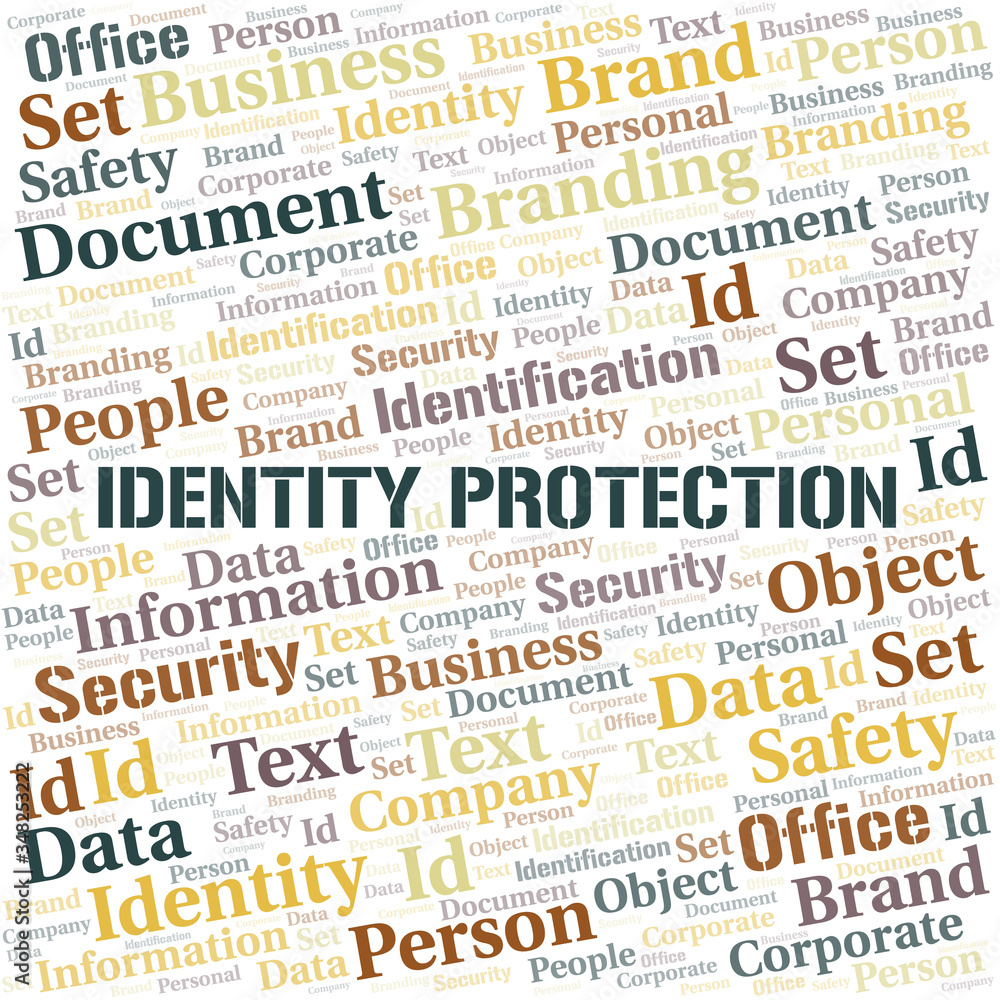 Identity Protection word cloud collage made with text only. Identity Protection word cloud collage made with text only.