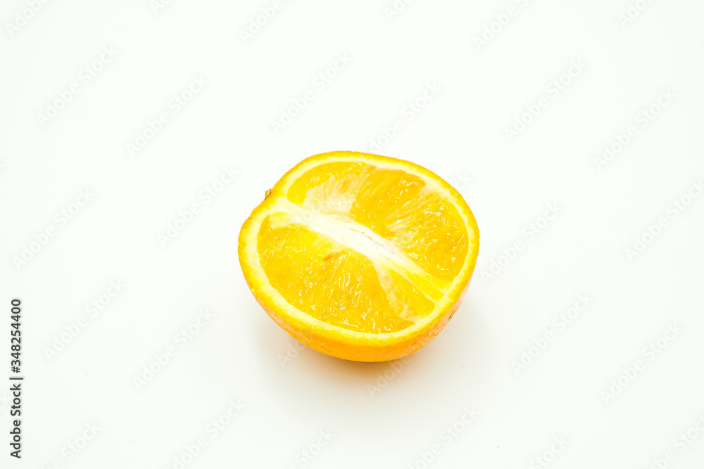Oranges shot on a white isolated background. Oranges shot on a white isolated background.