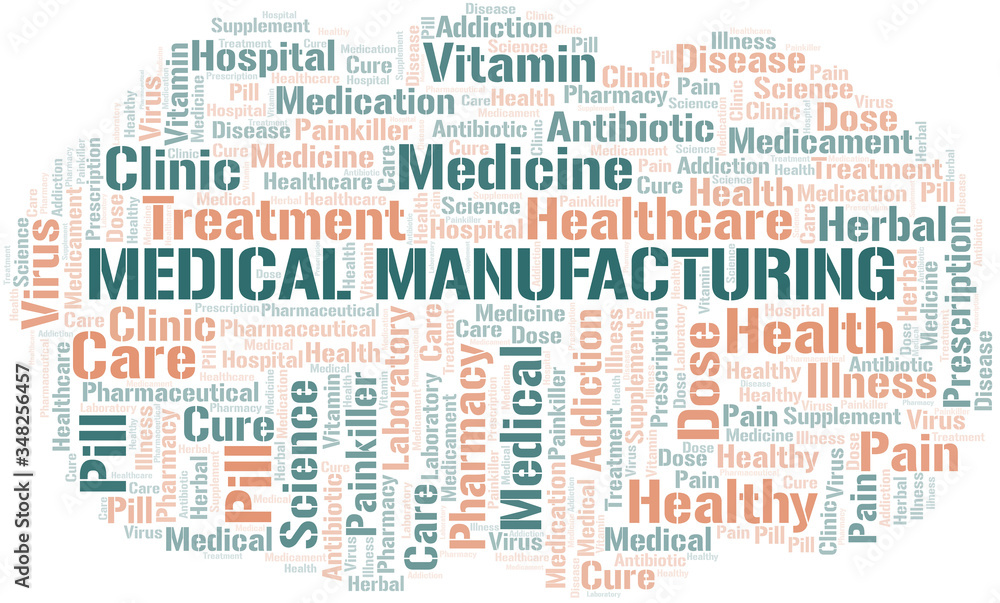 Medical Manufacturing word cloud collage made with text only. Medical Manufacturing word cloud collage made with text only.