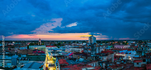 Cityscape of Camaguey, Cuba 