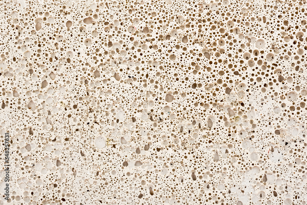 Close up of autoclaved aerated concrete. Close up of autoclaved aerated concrete.