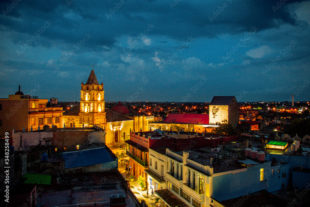 Cityscape of Camaguey, Cuba 