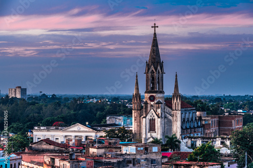 Cityscape of Camaguey, Cuba 