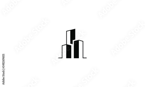 Building logo design vector symbol abstract