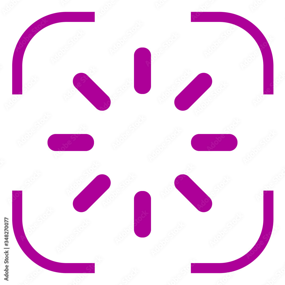 Loading icon vector in focus. White background Loading icon vector in focus. White background