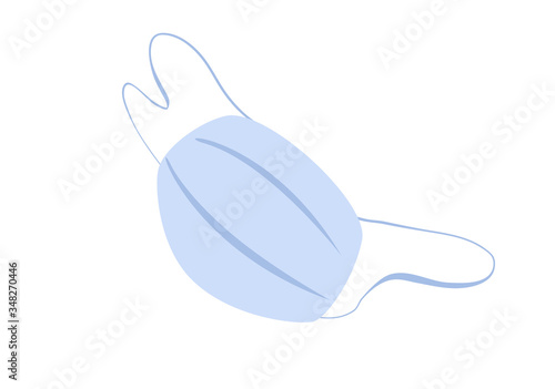 breathing medical respiratory mask. Hospital or pollution protect face masking.realistic vector safety breathing mask, hospital breathing medical respiratory face mask. COVID-19, coronavirus, pandemic