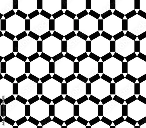 Fototapeta Naklejka Na Ścianę i Meble -  Abstract geometric hexagon pattern. Vector  background.