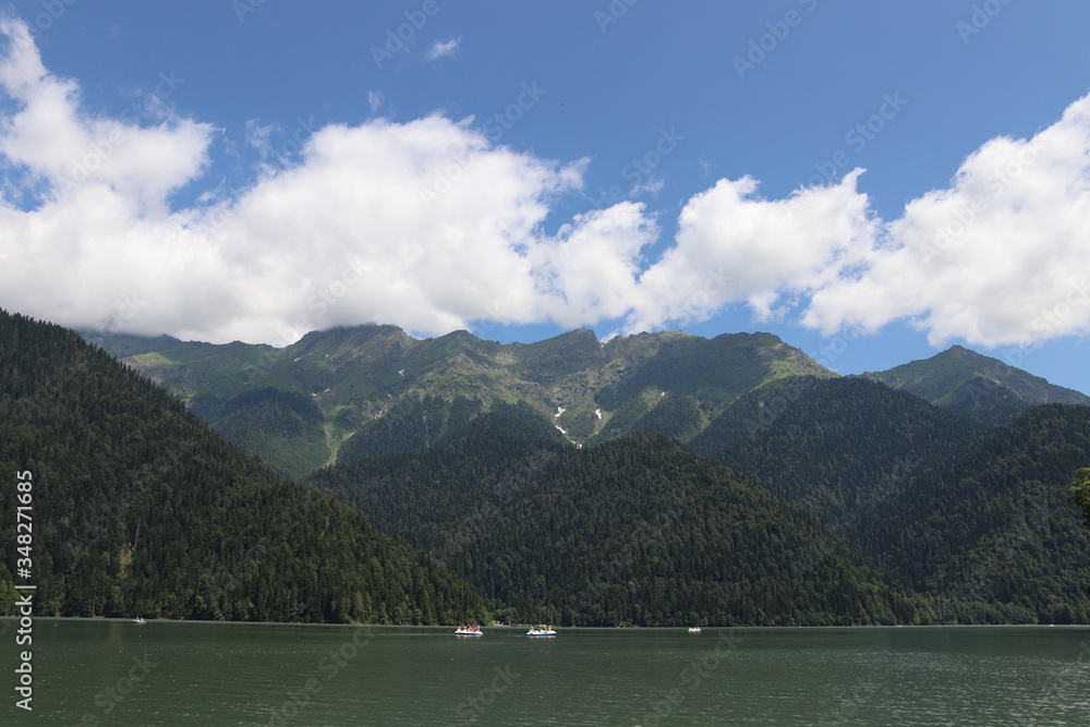 Abkhazian mountains around Lake Ritz
Abkhazian mountains around Lake Ritz