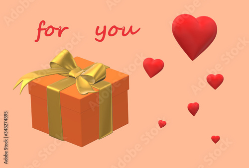 gift box with ribbon