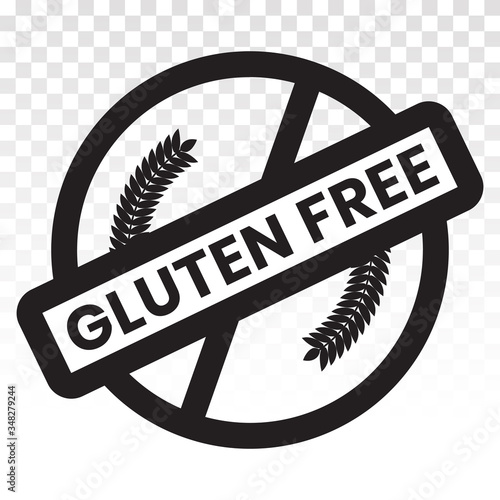 gluten free or non gluten food allergy product dietary label for apps and websites