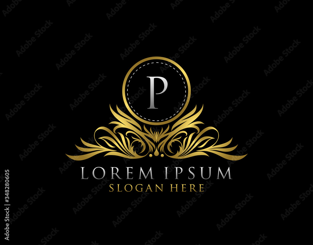 Letter P Luxury Logo. Monogram design elements, graceful template. Calligraphic elegant line art badge design Letter Stamp, Boutique, Cafe, Hotel, Heraldic, Jewelry, Wedding. Letter P Luxury Logo. Monogram design elements, graceful template. Calligraphic elegant line art badge design Letter Stamp, Boutique, Cafe, Hotel, Heraldic, Jewelry, Wedding.