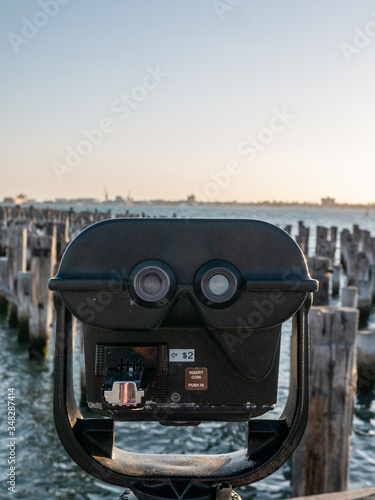 Princes pier at sunset in melbourne