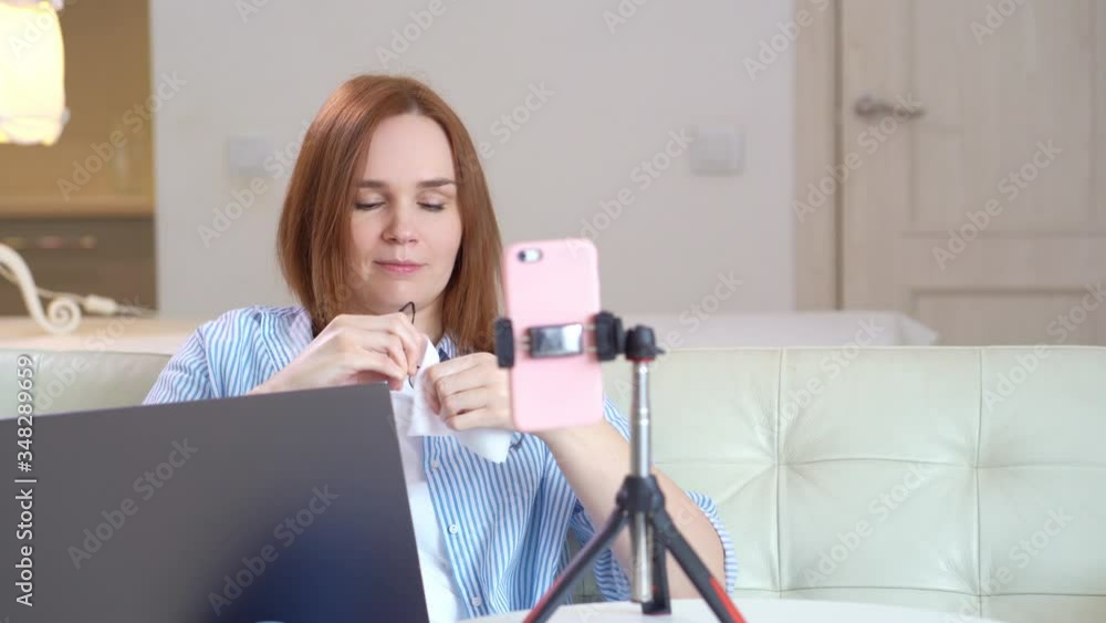 teacher is preparing to record webinar via phone teacher is preparing to record webinar via phone