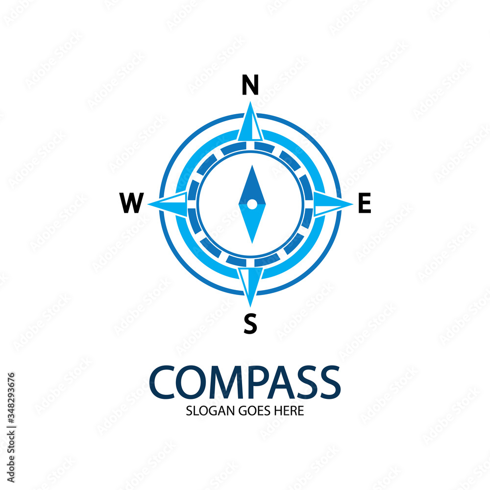 Creative Compass Concept Logo Design Template Creative Compass Concept Logo Design Template