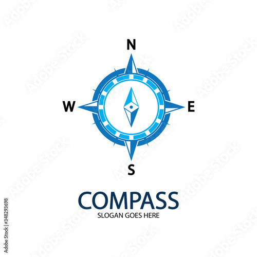 Creative Compass Concept Logo Design Template